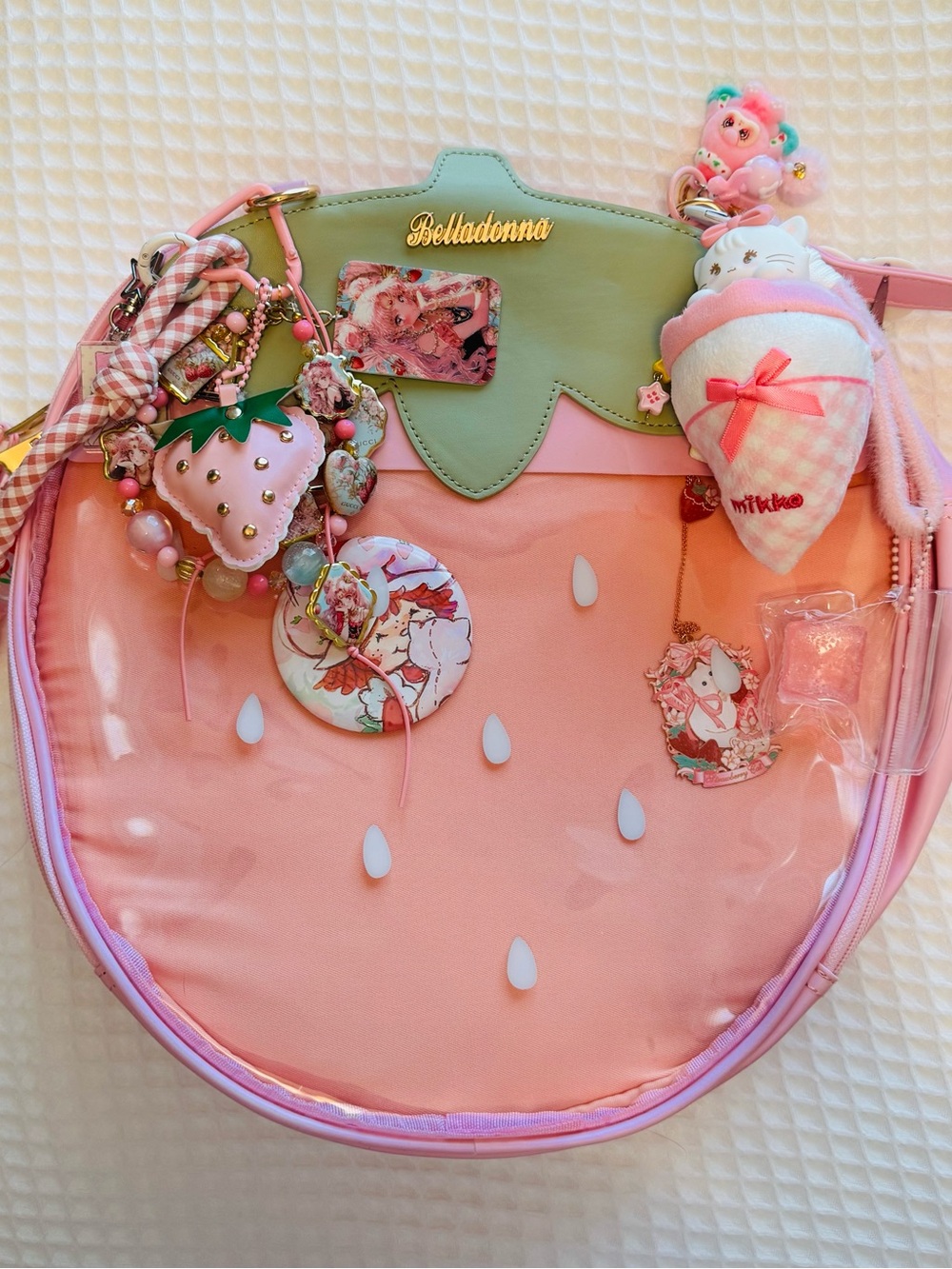 Fully LOADED kawaii y2k Ita Bag Strawberry Beauty
